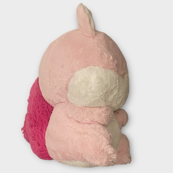 Amuse Fusappo Squirrel Plush Animal Plushie Fuzzy Tail Pink Fluffy New GS1116 - Picture 5 of 8